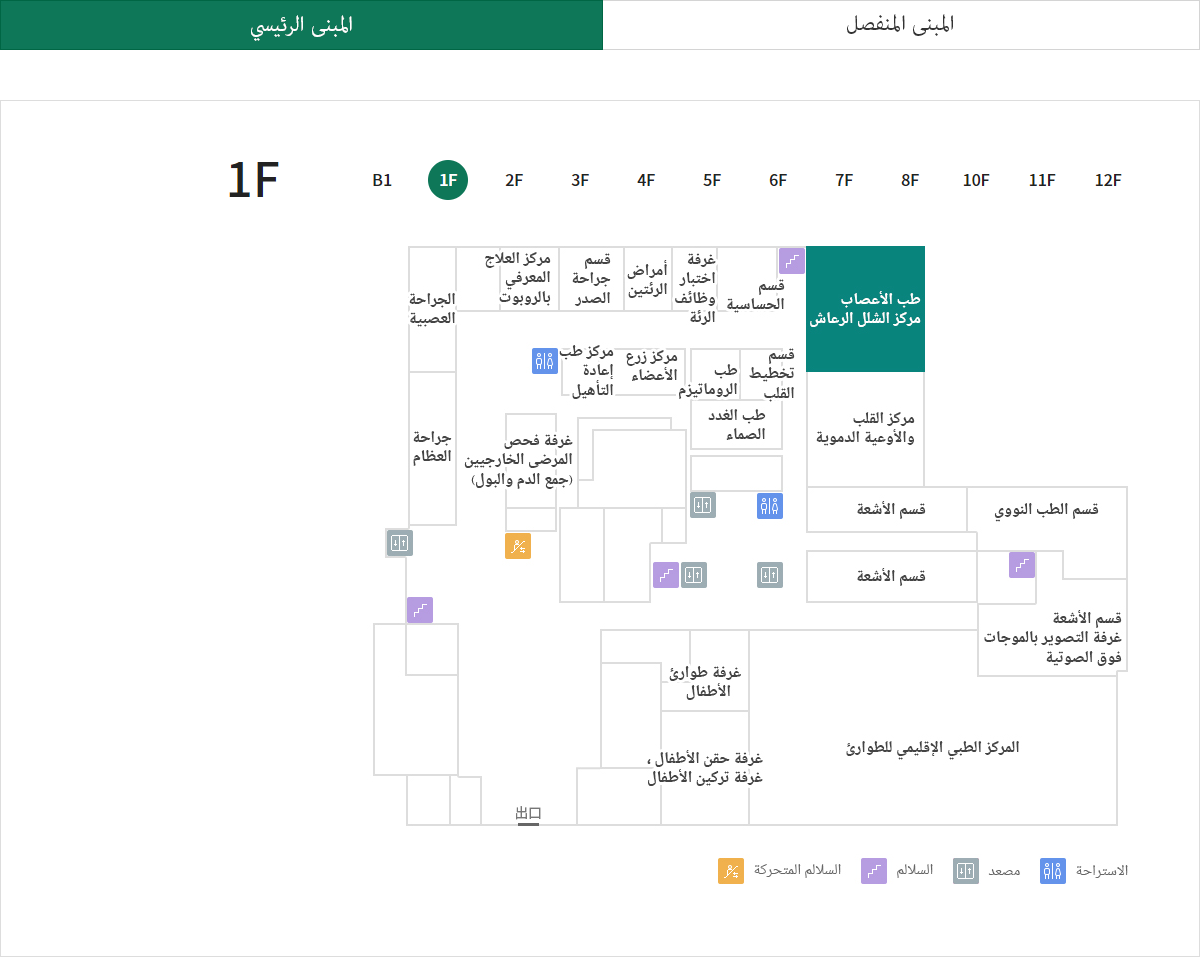 مركز السكتة الدماغية 위치이미지