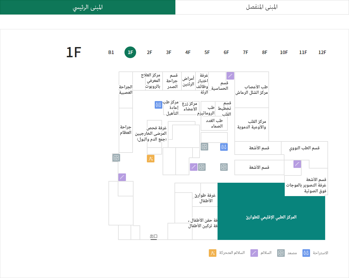 مركز الطوارئ 위치이미지