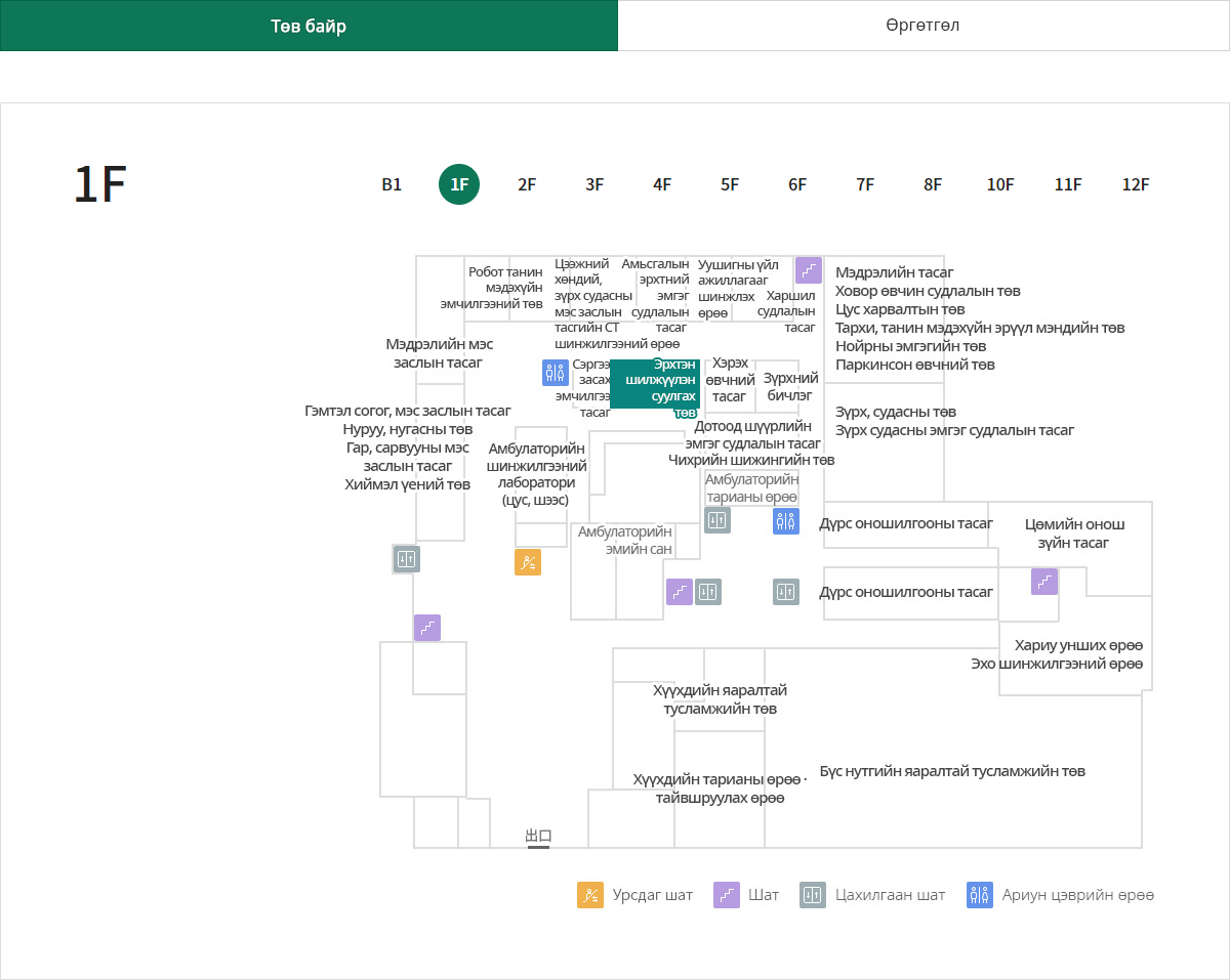 Эрхтэн шилжүүлэн суулгах төв 위치이미지