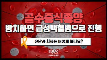 만성 혈액암 ‘골수증식종양’, 그대로 두면 급성백혈병까지